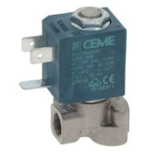  2-utas mágnesszelep CEME ø 1/8"F 230V kávéfőző kellék