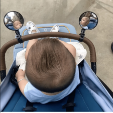  2db Babakocsi Visszapillantó Tükör babakocsi kiegészítő