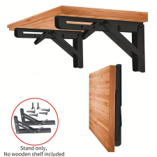  2db Nagy Teherbírású Állítható Összecsukható Polc tartó bútor