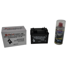 2EXTREME akkumulátor szett 12V 5Ah + PRESTO saruvédő spray 2EXTREME Elektronika Akkumulátorok egyéb motorkerékpár alkatrész
