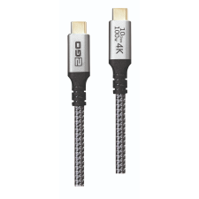2go 797512 USB-C apa - USB-C apa 3.2 Adat és töltő kábel - Szürke (1.2m) kábel és adapter