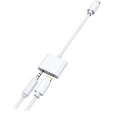 2go Audio-Lade-Adapter Stereo Lightning 10cm  weiß (797239) mobiltelefon kellék