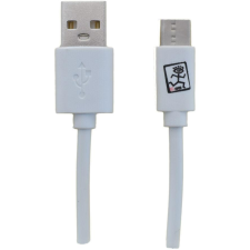 2go USB Lade-/Datenkabel USB Type-C 3.1   1m  weiß PET-Box (795925) kábel és adapter