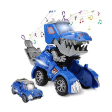  2in1 Dino játék autó hanggal és fénnyel autópálya és játékautó