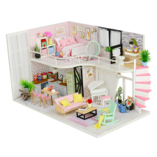 2Kids Toys Miniatűr ház Anna rózsaszín Melodies szobája kreatív és készségfejlesztő