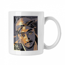 2PAC - Fehér Bögre (2 féle) bögrék, csészék