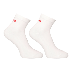  2PACK fehér boka HUGO zokni (50516396 100) L