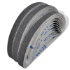  30 darab pneumatikus csiszolószalag: 10 db 60-as, 10 db 80-as, 10 db 120-as, 10 mm x 330 mm