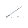  316L Orvosi Acél Külső Menetes Piercing Tű - 1,6 mm