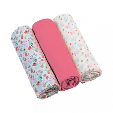 3190 BabyOno textilpelenka - pink (3 db) mosható pelenka