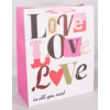  338799 PAPÍRTASAK 26X32CM LOVE LOVE