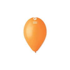33 cm-es narancssárga gumi léggömb - 100 db / csomag party kellék