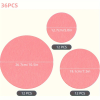  36 db-os kerek filc edényalátét és tányérelválasztó készlet