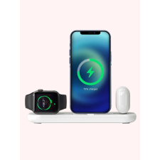 3 az 1-ben töltőállomás, vezeték nélküli Apple Watch töltés okosóra kellék