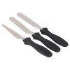  3 darabos spatula, kenőkés, cukrászkés készlet