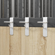  3 db hordozható ezüst acél vödörkampó lófelszerelés