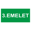  3.Emelet - utánvilágító öntapadó, 200*100 mm