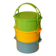  3 R.Ételhordó 3X1L. Színes papírárú, csomagoló és tárolóeszköz