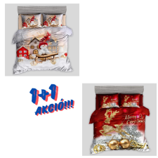 3 részes karácsonyi ágynemű 1+1 AKCIÓ lakástextília