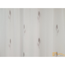  (3 szín 2 méret) Bonita levél mintás nyírt sable függöny 175cm-Barna lakástextília