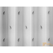  (3 szín 2 méret) Nadine Zsorzsett szablé függgöny-Antracit-Ezüst lakástextília
