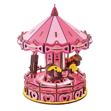 3D fa puzzle Körhinta puzzle, kirakós