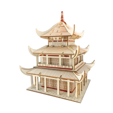 3D fa puzzle - Yueyang torony puzzle, kirakós