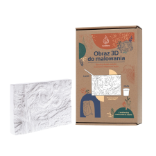 3D gipsz képfestő készlet Csillagos éj - 16x10,5cm kreatív és készségfejlesztő