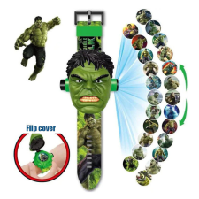  3d Gyerek Projektoros Karóra 20 Motívummal Hulk karóra