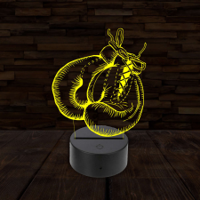  3D LED lámpa - box kesztyű világítási kellék