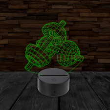  3D LED lámpa - Kondisoknak világítási kellék