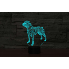  3D LED lámpa - Rottweiler világítási kellék