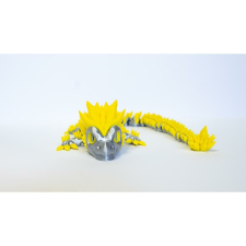 3d nyomtatott kétszínű sárkány játékfigura