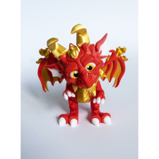  3D nyomtatott mini sárkány játékfigura