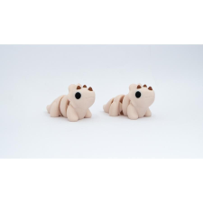 3d nyomtatott mini Triceratopsz játékfigura