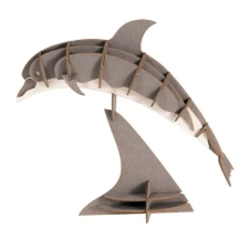  3D papírmodell Fridolin Delfin puzzle, kirakós