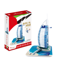 3D puzzle felhőkarcoló Burj Al Arab 46 darab puzzle, kirakós
