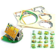 3D puzzle kis házikó puzzle, kirakós