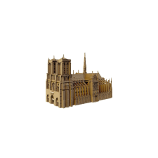 3D puzzle, NOTRE-DAME DE PARIS, Karton, 165 db puzzle, kirakós