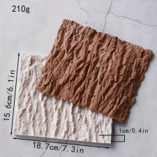 3D szilikon fakéreg csokoládéforma – Valósághű fatönk-kialakítás sütés és főzés