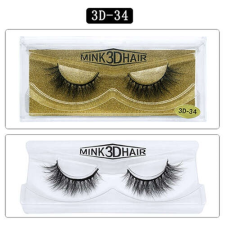 3D természetes szempilla 1 pár 3D-34 Natural black műszempilla