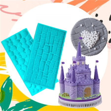 3D torta díszítő forma (6 db) konyhai eszköz