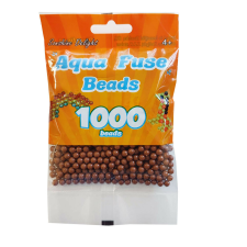 3D vizes gyöngy utántöltő -Aqua Beads 1000 db-os Barna kreatív és készségfejlesztő