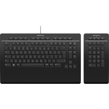 3DCONNEXION Keyboard Pro with Numpad, billentyűzet, US Angol kiosztás (3Dx-700092) billentyűzet