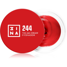 3INA The 24H Cream Eyeshadow krémes szemhéjfestékek árnyalat 244 Red 3 ml szemhéjpúder