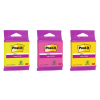 3M 3M POSTIT Öntapadó jegyzettömb, 76×76 mm, 75 lap, 3M POSTIT "Super Sticky", vegyes