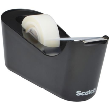 3M 3M SCOTCH Ragasztószalag-adagoló, asztali, feltöltött, 3M SCOTCH "C18", fekete ragasztószalag