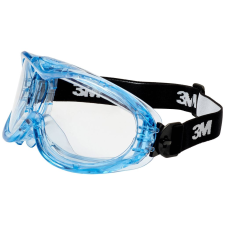 3M Fahrenheit FHEIT teljes védőszemüveg, párásodásmentes, karcálló, kék-fekete (FHEIT) - Munkavédelmi sisakok védősisak