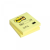 3M Jegyzettömb öntapadó, 76x76mm, 100lap, 3M 654 Post-It, sárga