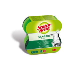 3M Mosogatószivacs, piskóta alakú, kézkímélő, 3M "Scotch-Brite" tisztító- és takarítószer, higiénia